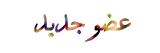 عضو جديد عضو جديد